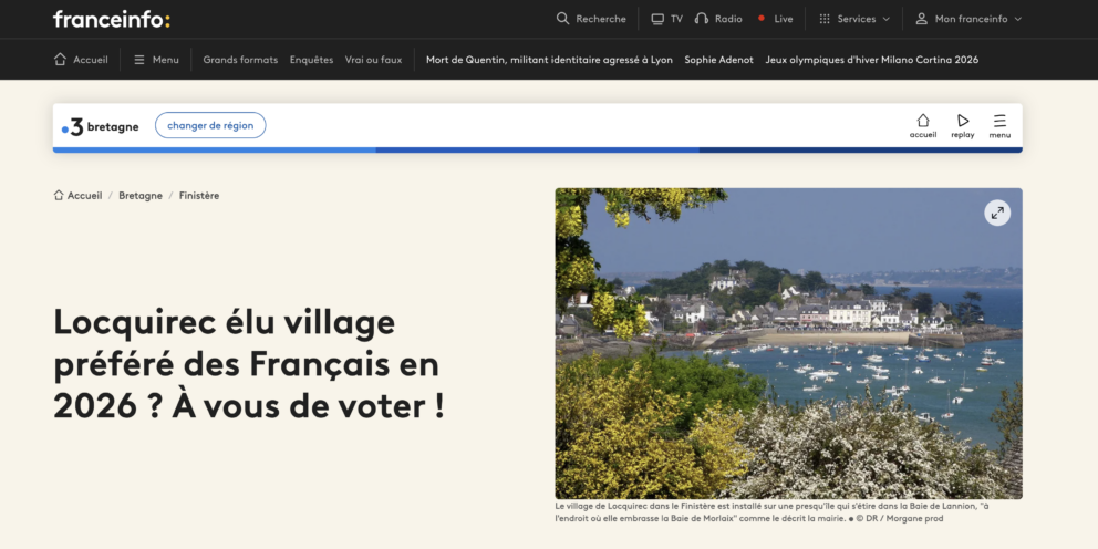 Locquirec, village préféré des Français ?